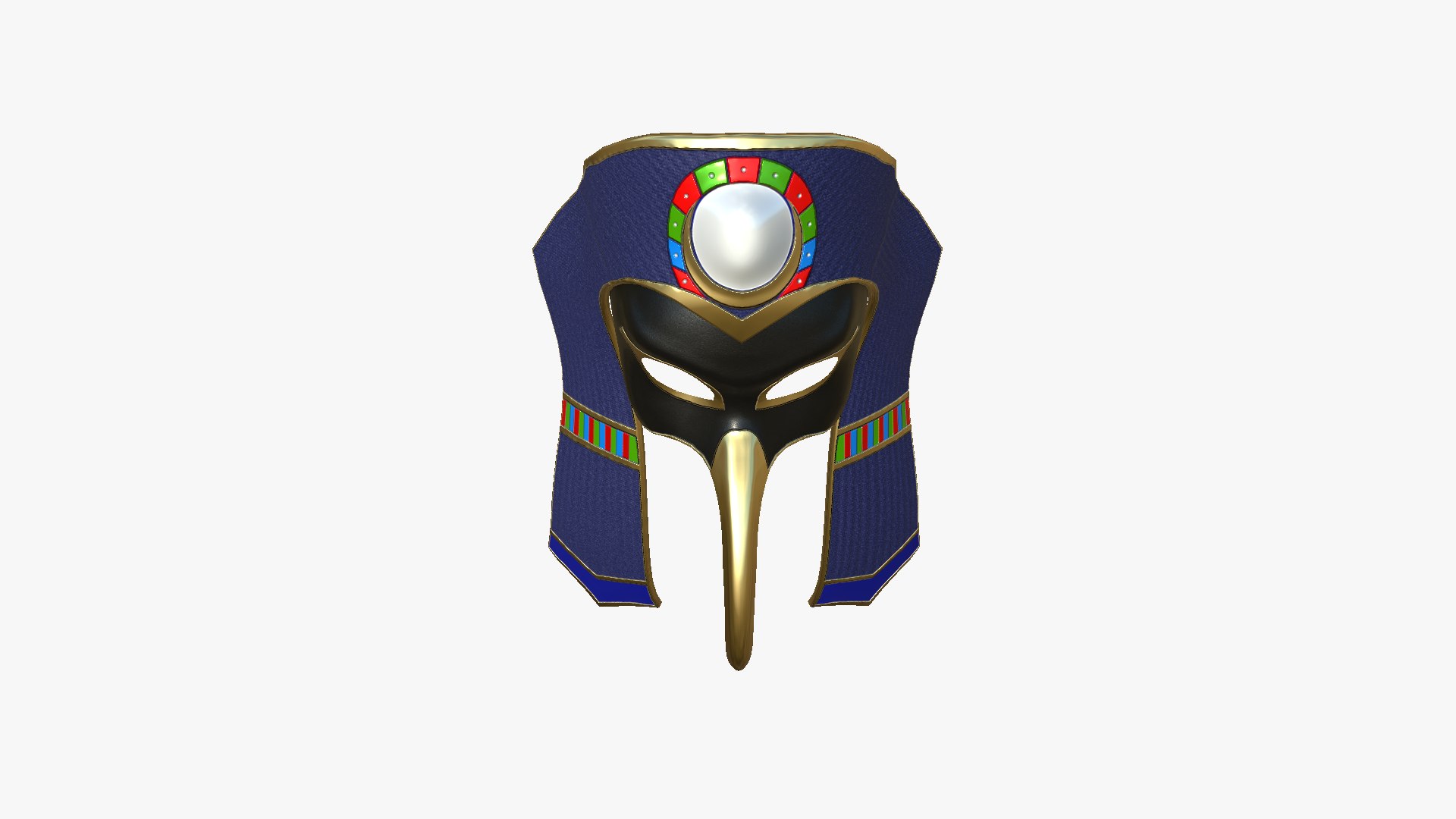 3D Thoth Mask A10 - Egyptian Gods Character Clothing - TurboSquid 2193078