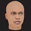 Low Poly AAP Ferg Rapper Head