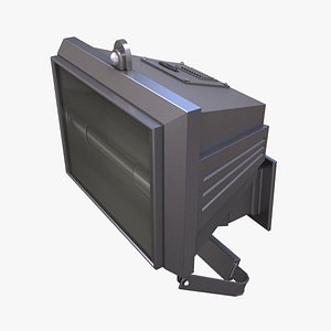 3d exterior floodlight security light