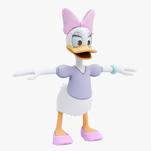 Daisy Duck 3D model