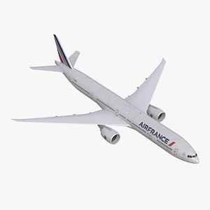 3d model of boeing 777-300er air france