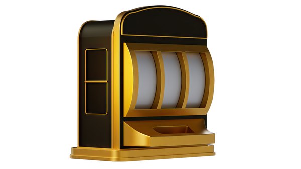 3D Gold Casino Slot21 model
