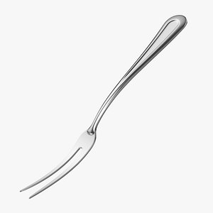 3D Fruit Fork Classic Cutlery model