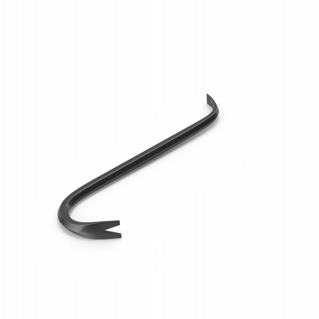 3D Crowbar Dark Metal - TurboSquid 1831809