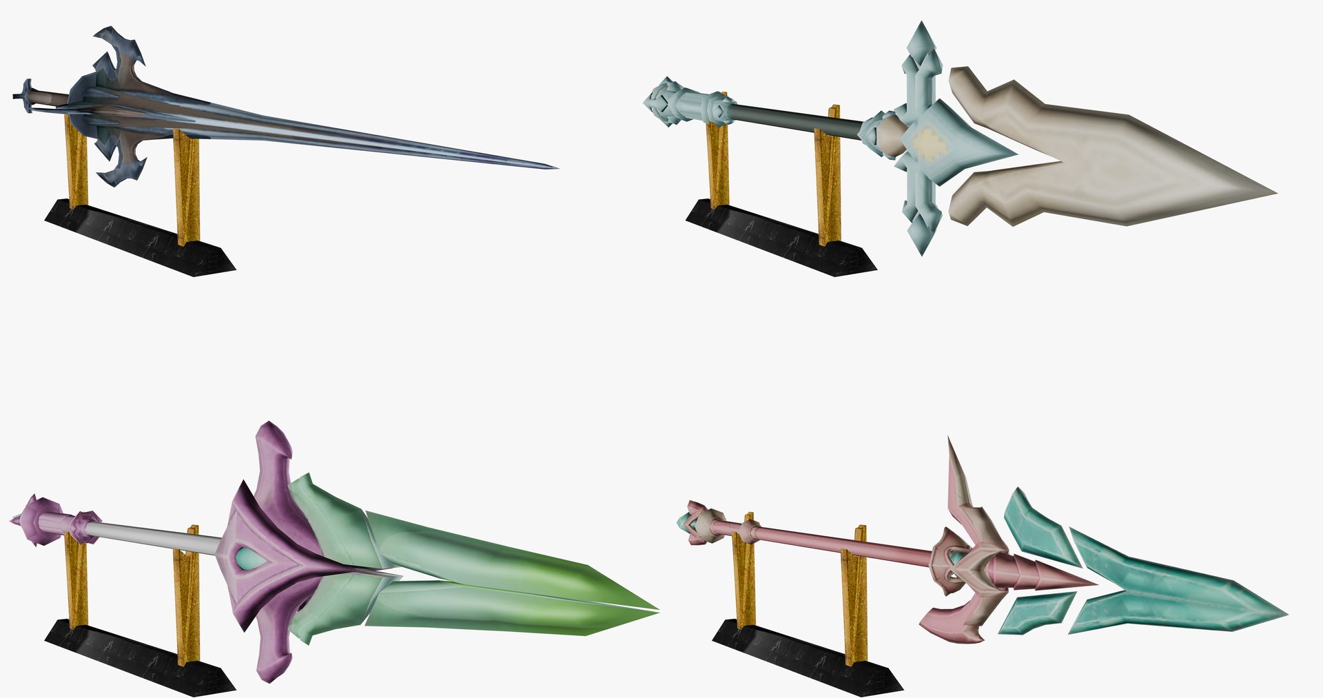 3D 20 STYLIZED SPEAR MODELS PACK 1 - LOW POLY https://p.turbosquid.com/ts-thumb/24/kqZmSG/MI/z02/png/1709415980/1920x1080/fit_q87/6241bd83ca7507eec38e190060c1560186ecbdeb/z02.jpg