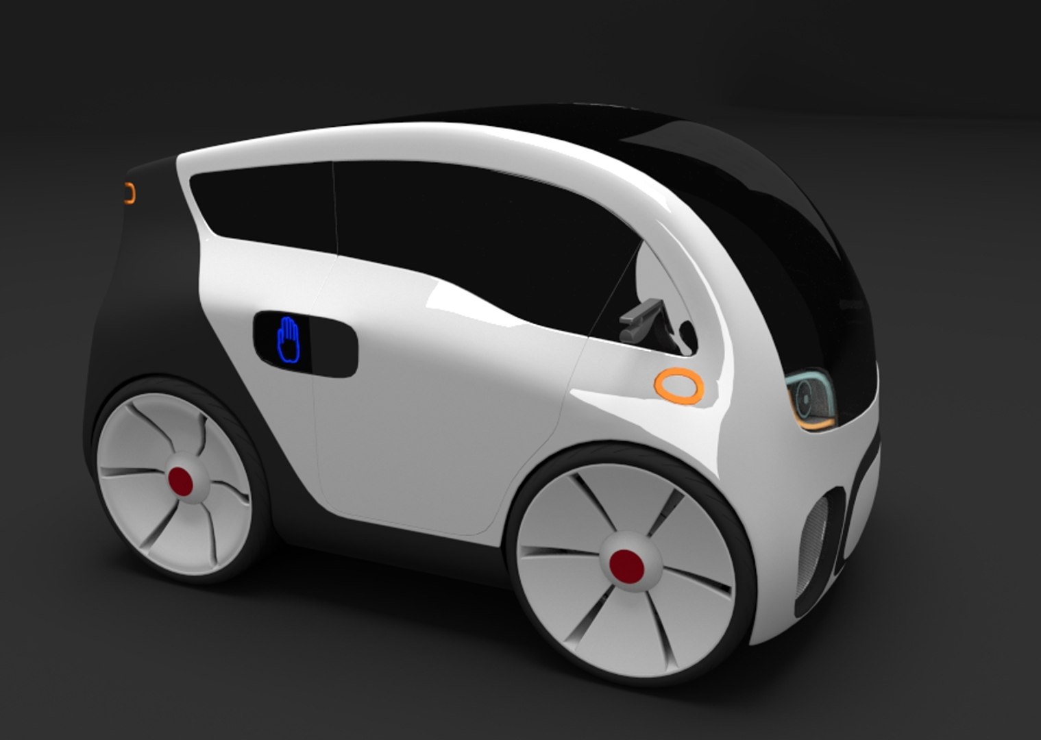 3d Electric Concept Car 1