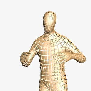 Dancing Gilded Construct Polygonal Energy