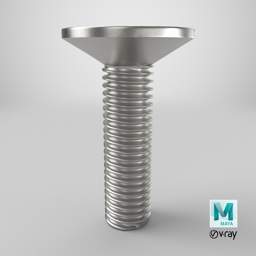 3D model Slotted Machine Screw https://p.turbosquid.com/ts-thumb/25/34ncfQ/56/stemcell_maya_vray_render/png/1777628560/1920x1080/fit_q87/1f3f941738d9c82ae02a48fa249d67ccf83f83a5/stemcell_maya_vray_render.jpg