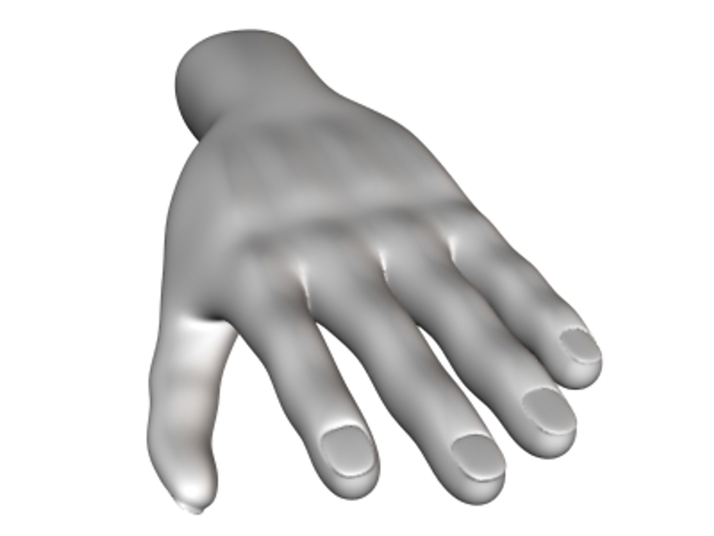 3ds human hand