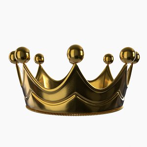 3D Gold Crown
