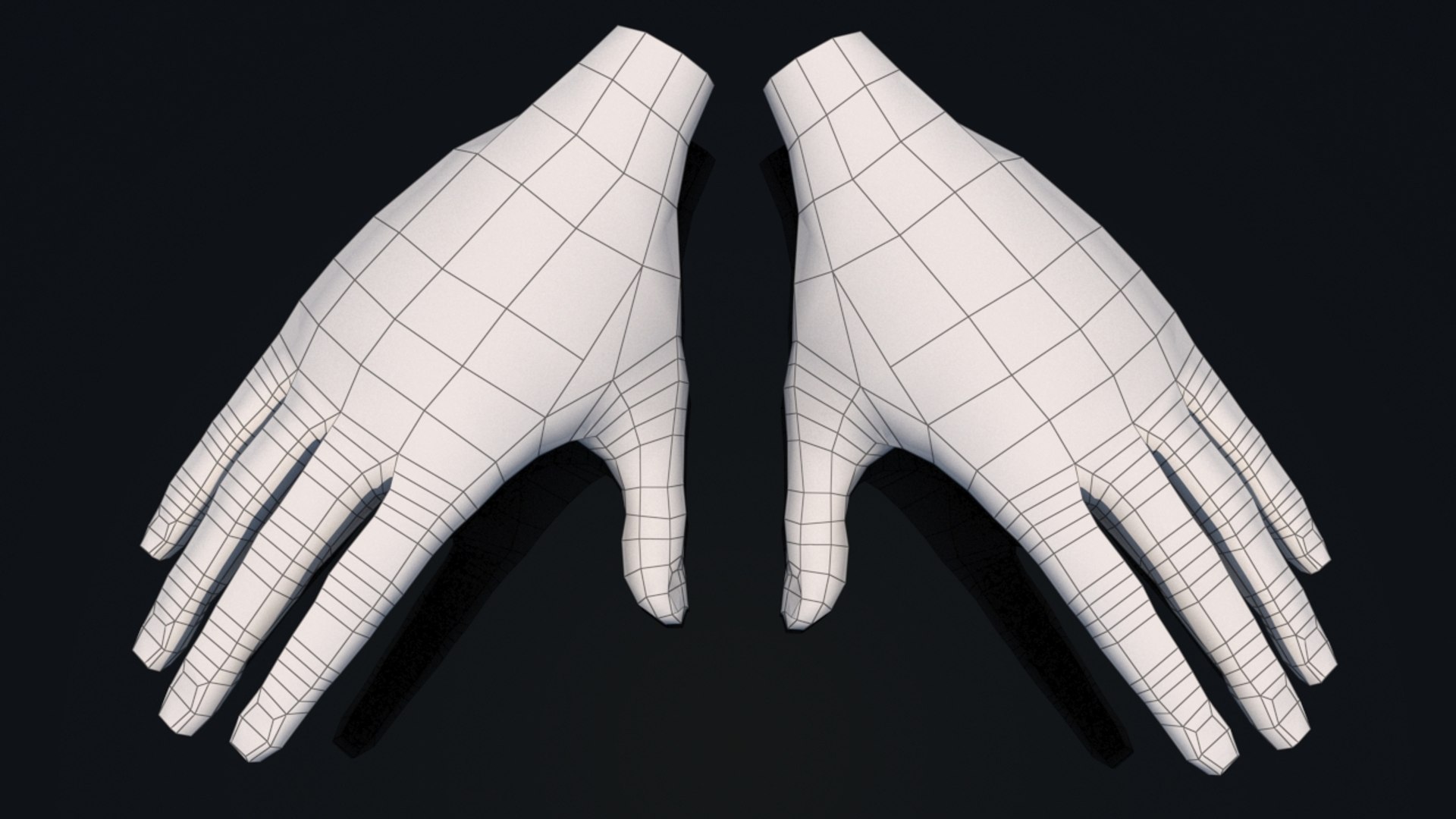 3D Model Cartoon Hand - TurboSquid 1152336