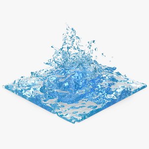 Splash 3D model