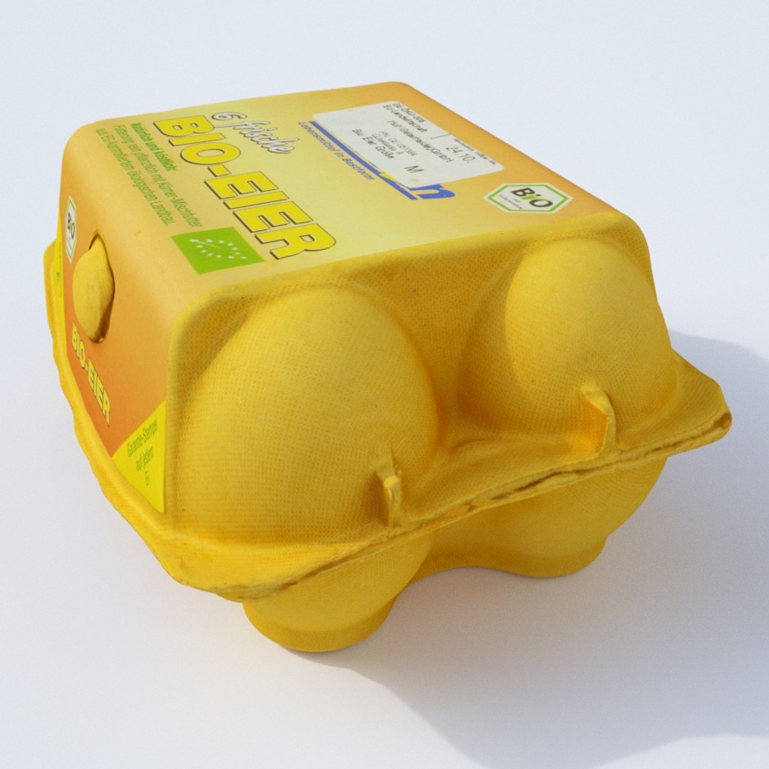 Egg Carton 3D Model TurboSquid 1459179