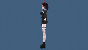 Handpainted Vtuber 3D Girl