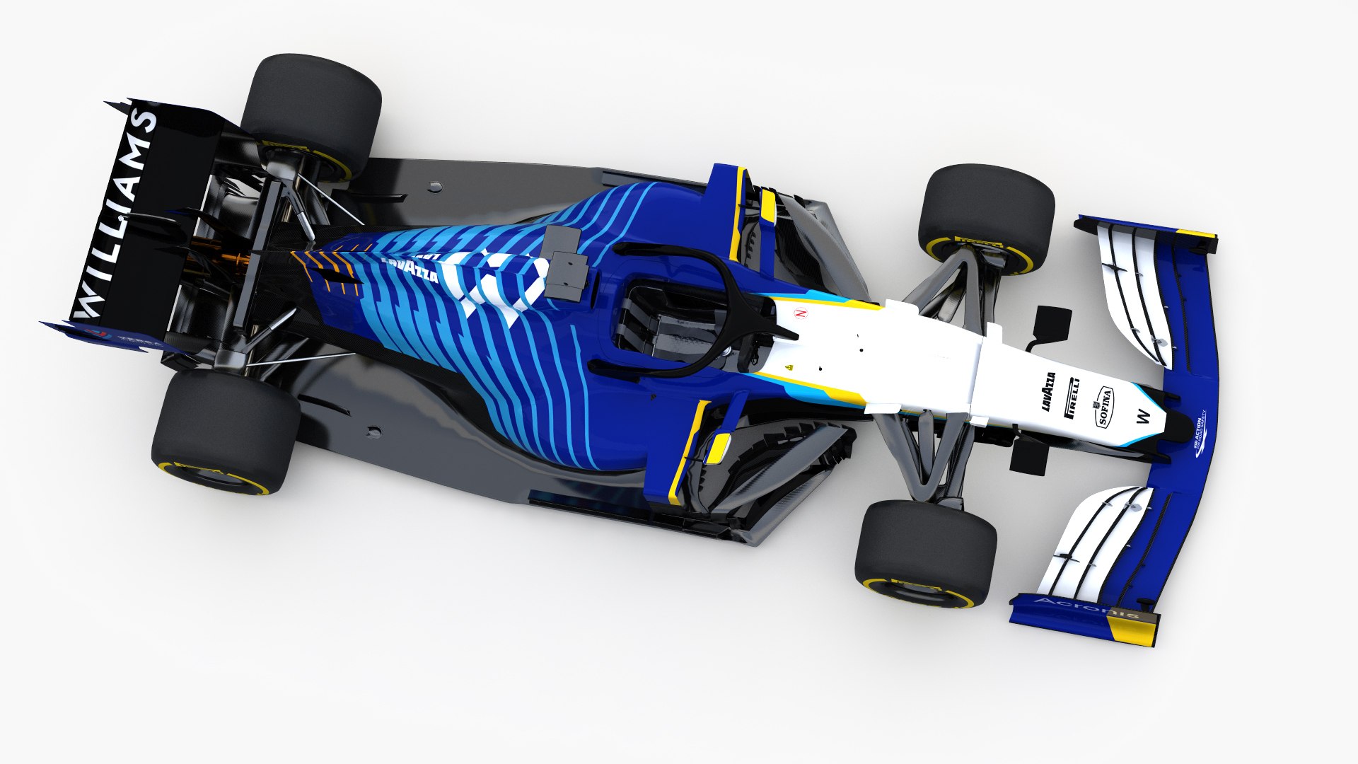 F1 Williams FW43B 2021 3D Model - TurboSquid 1717506