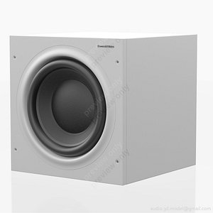 3d max subwoofer bowers wilkins white