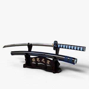 3D Katana Sword model