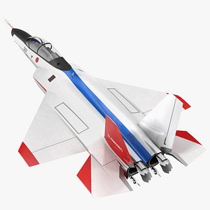 Mitsubishi X2 Shinshin Stealth Fighter Aircraft Flight 3D model