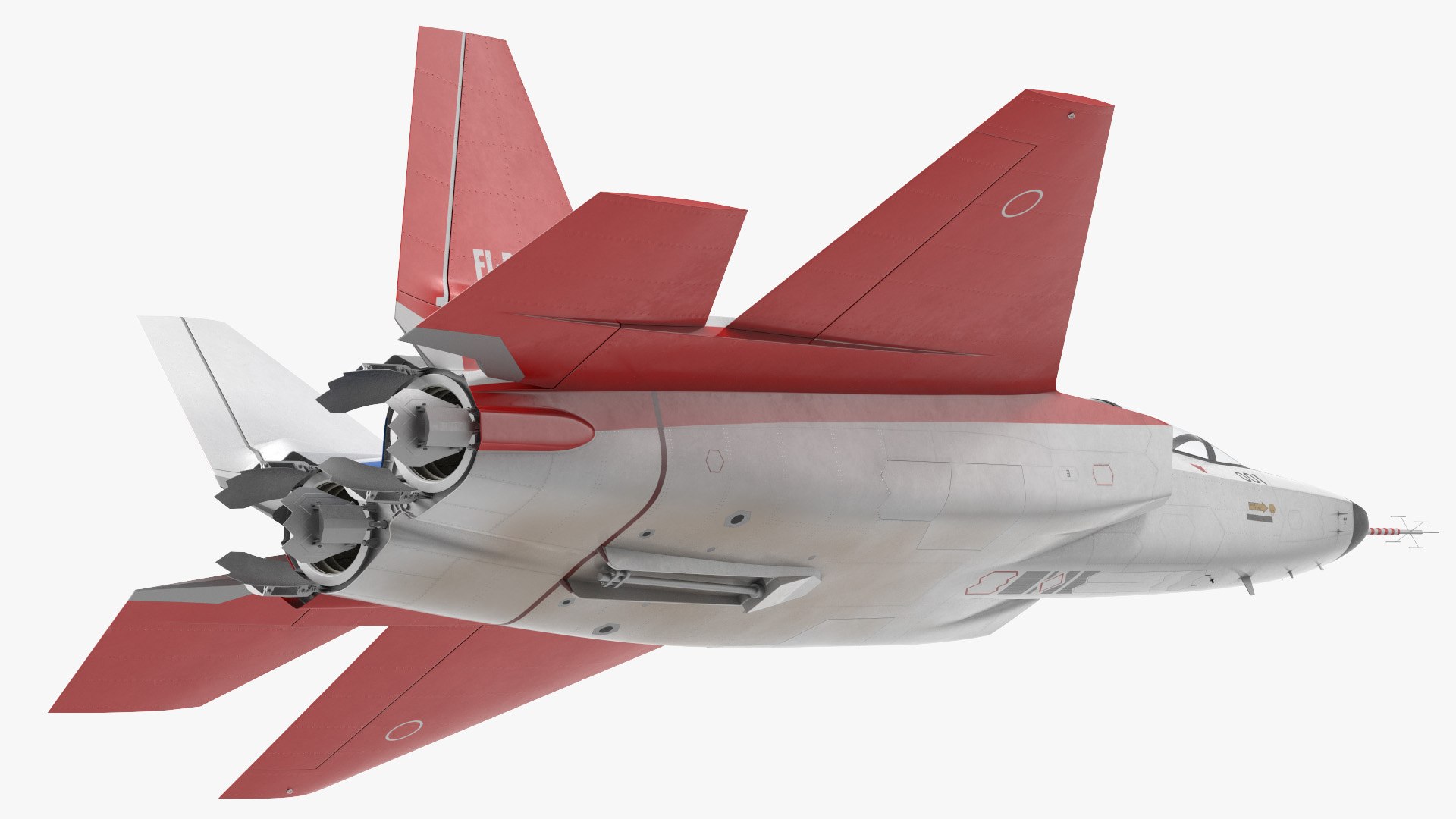 Mitsubishi X2 Shinshin Stealth Fighter Aircraft Flight 3D model preview