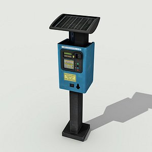 Parking Meter - Low Poly