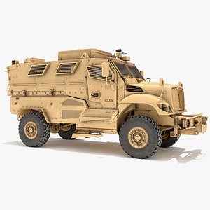 3D Military Armored Vehicle Sandy Rigged for Cinema 4D