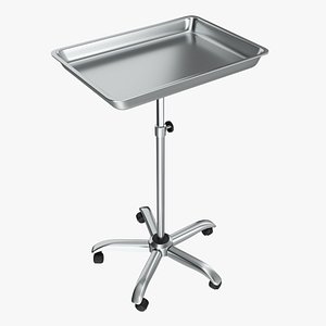 3D Mobile Medical Tattoo Instrument Procedure Tray