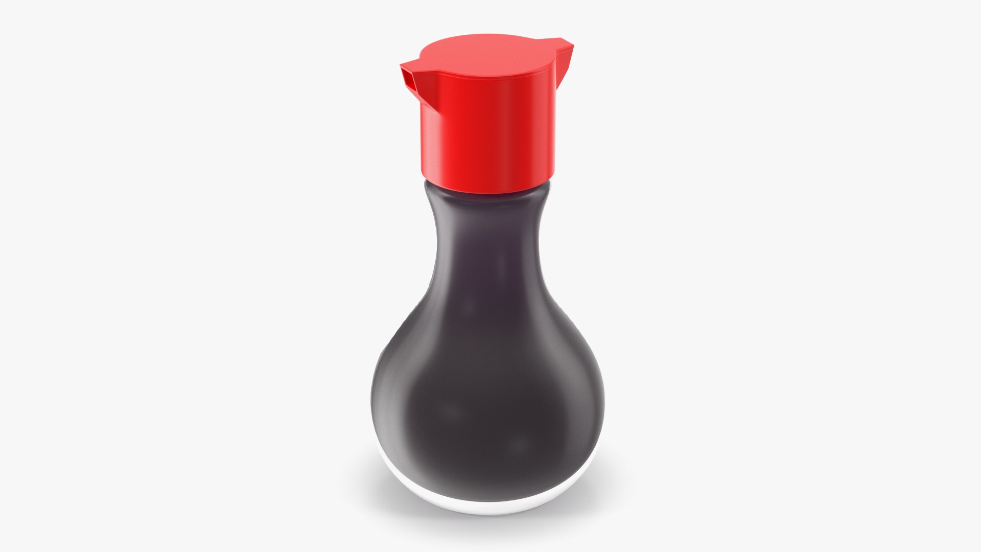 Balsamic Sauce Bottle with Dispenser 3D model preview