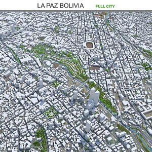 3D La Paz Bolivia