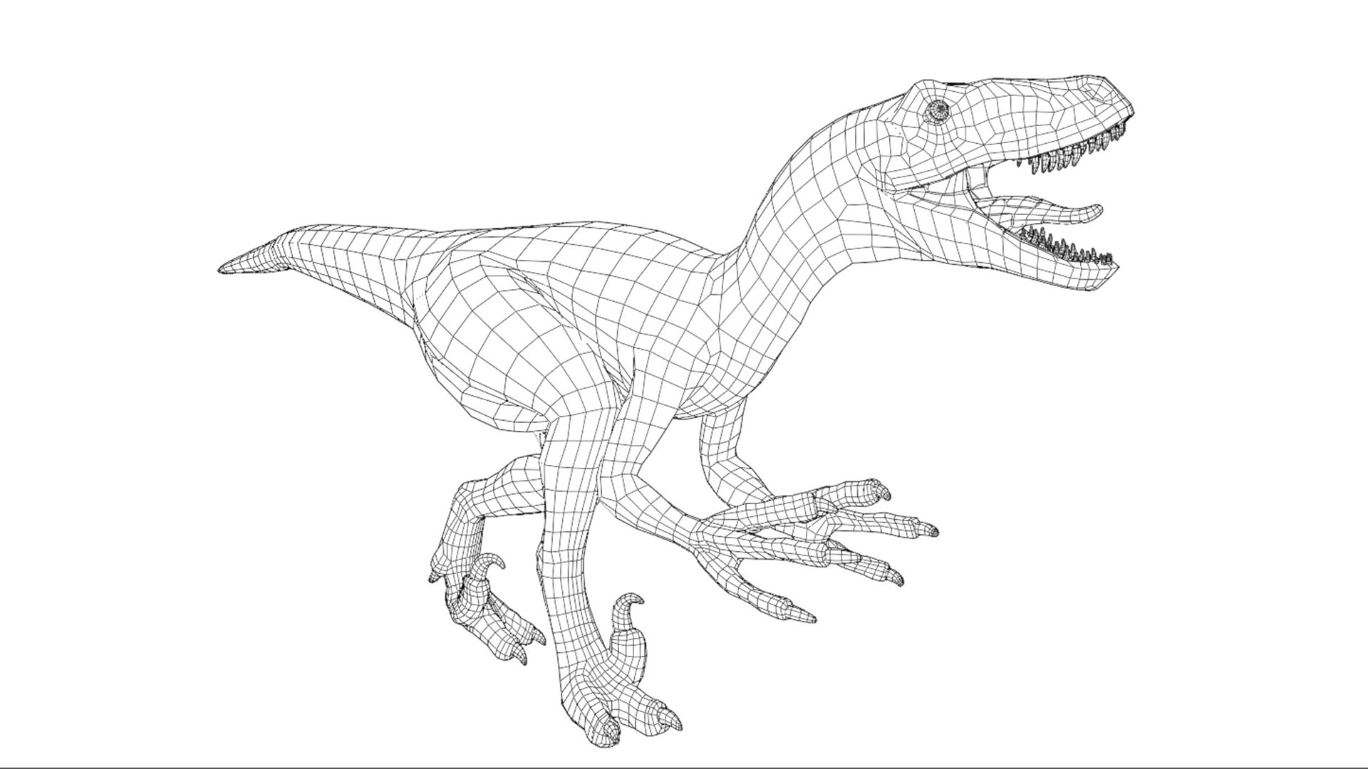 Rigged Raptor With 4k Textures And Animations 3D Model - TurboSquid 2437374