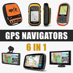 3D gps navigators model