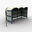 russian bus stop ready 3d model