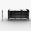 russian bus stop ready 3d model