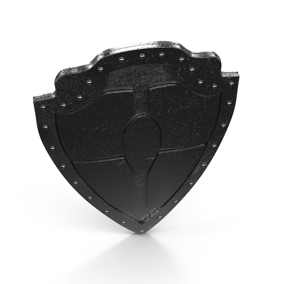 Knight Shield 3d Model