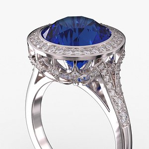 3D Ring Topaz