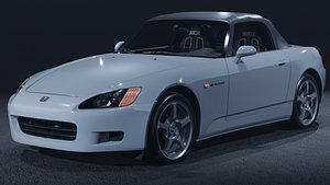 2001 Honda S2000 3D Model  9000 RPM Perfection 3D model