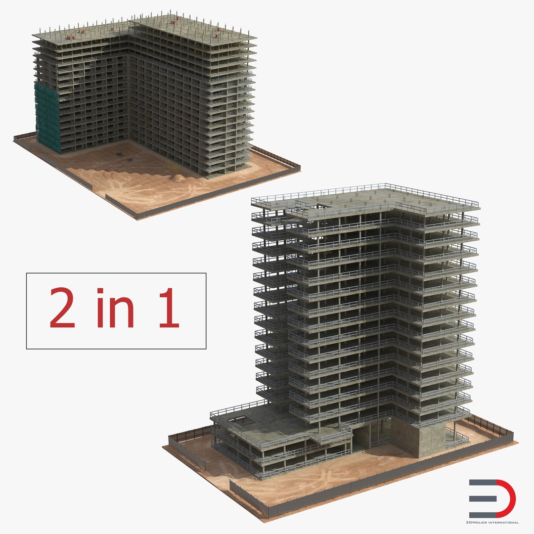 Building Construction 3D Models Collection 3D model preview