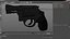 Revolver piccolo nero opaco