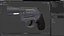 Revolver piccolo nero opaco