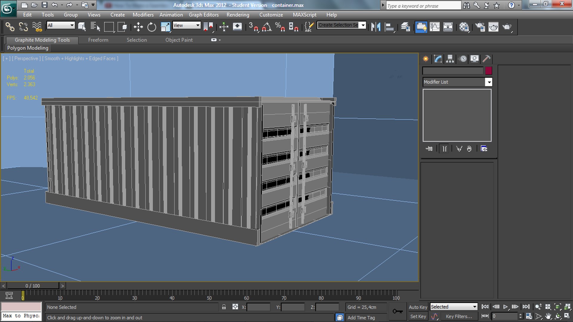 3d model container