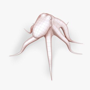 3D octopus model
