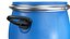 Plastic barrel with lid and handles