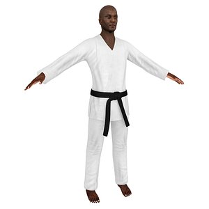 karate 4 3D model