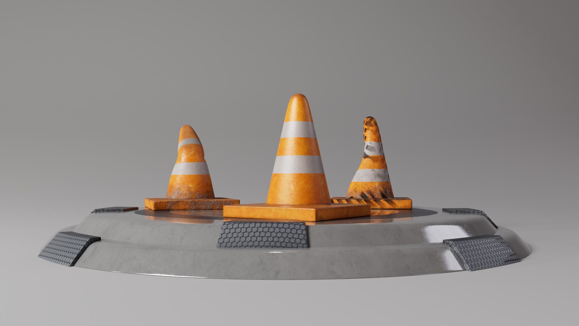 TRAFFIC CONES BUNDLE 3D Model - TurboSquid 2233199