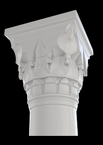 column 3D model