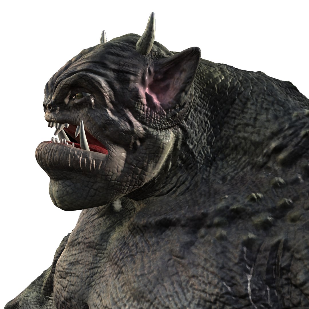 3d Model Troll Rigged