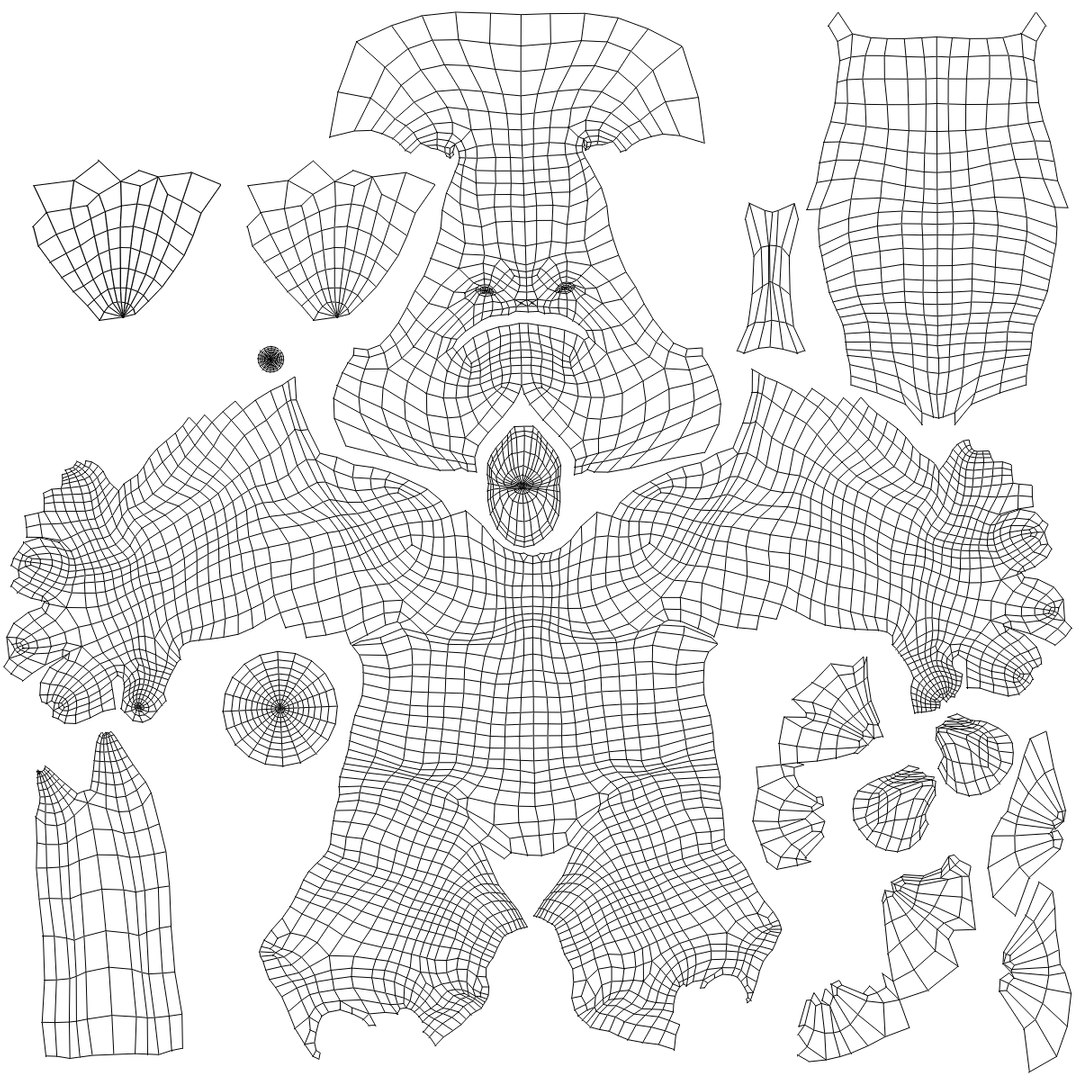 3d Model Troll Rigged