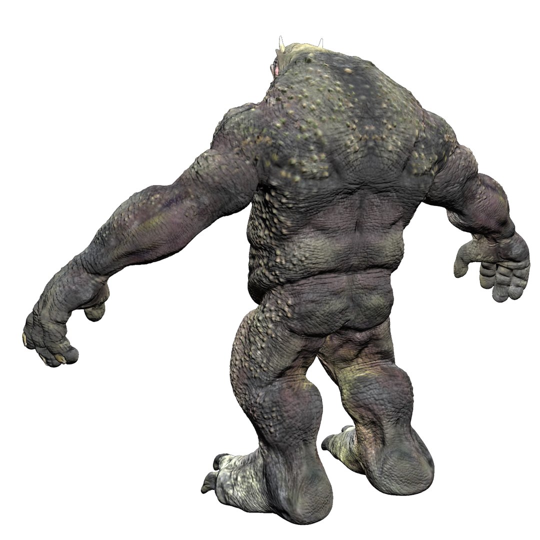 3d Model Troll Rigged