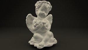 angel roses 3D model