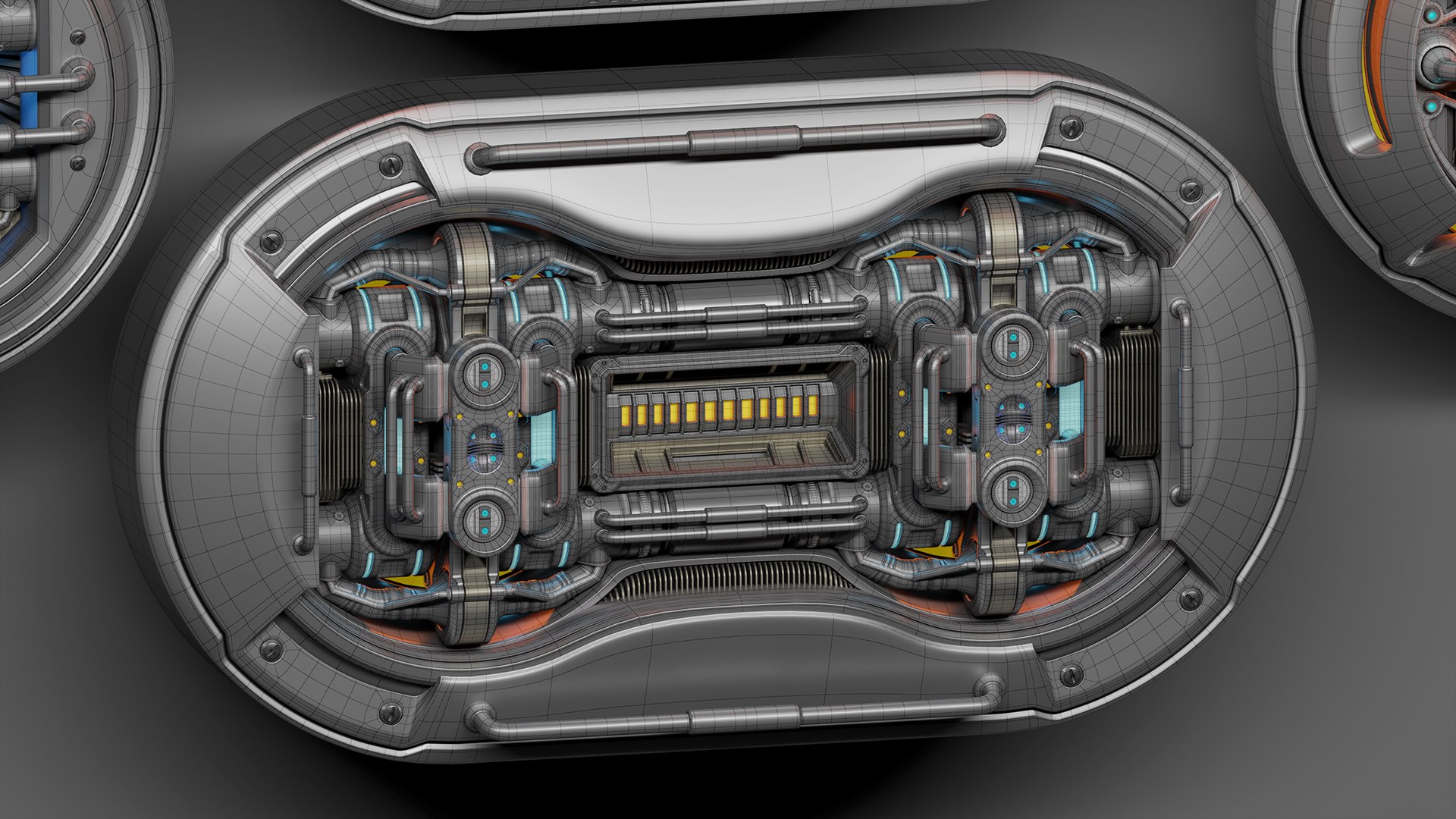 3D model Scifi Kitbash Hard Surface subdivision ready - TurboSquid 1972219