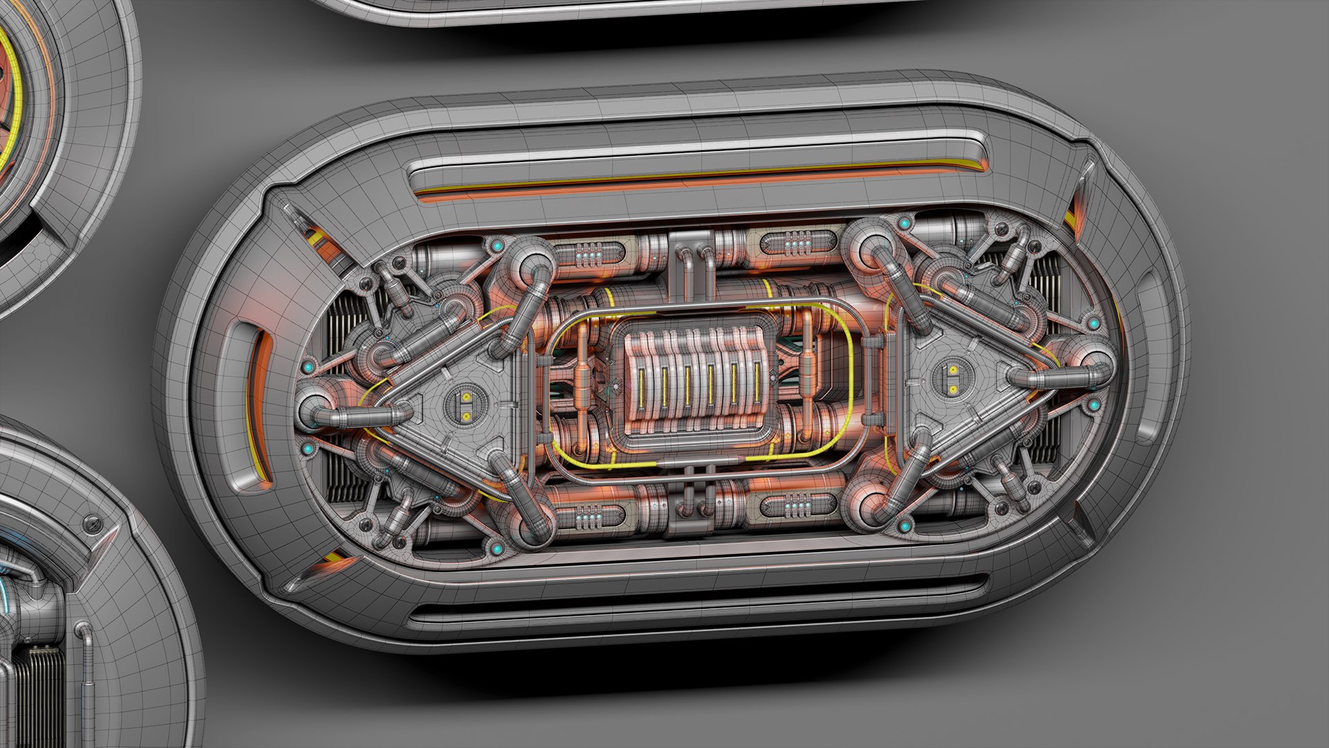 3D model Scifi Kitbash Hard Surface subdivision ready - TurboSquid 1972219